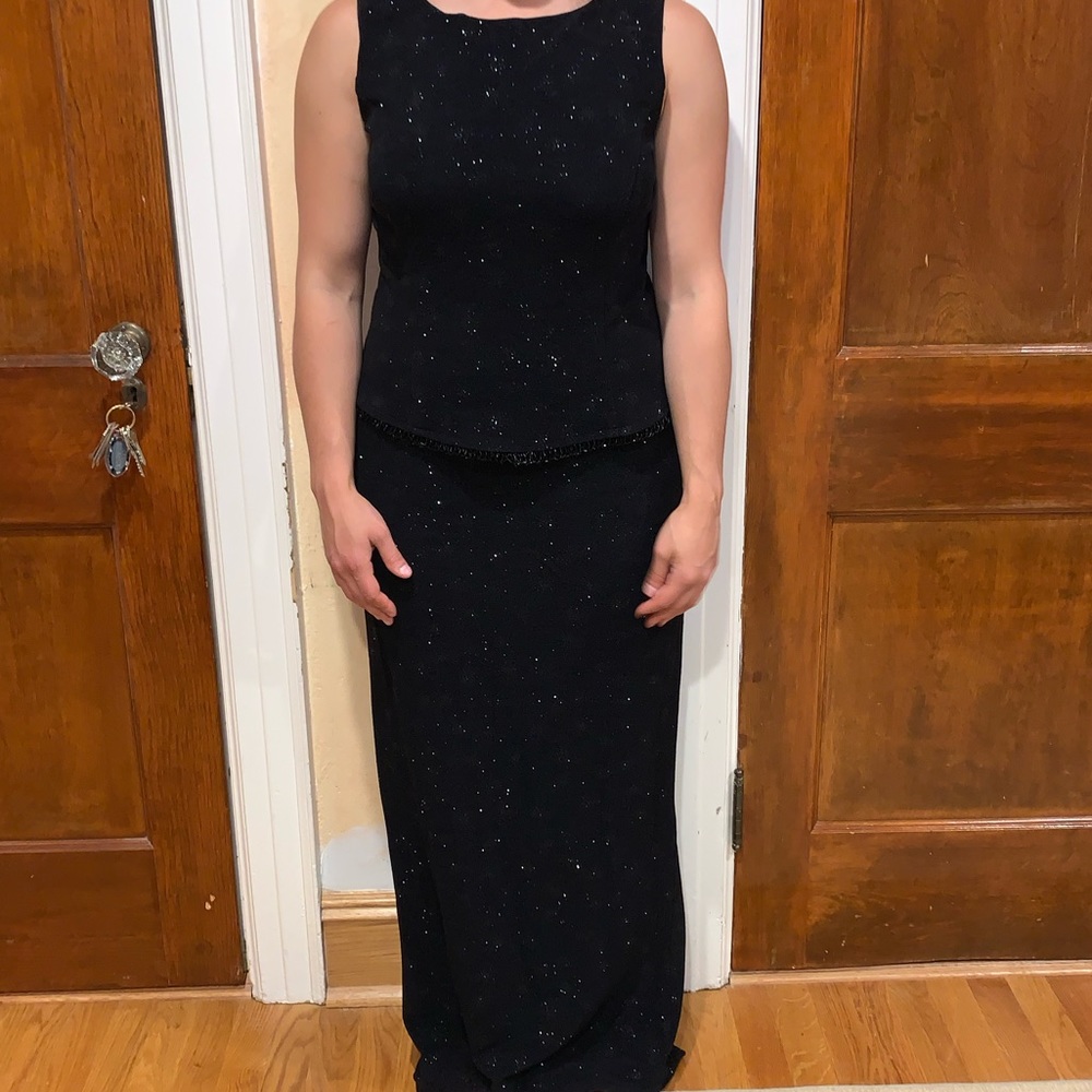 Scott McClintock Shimmer Black Dress